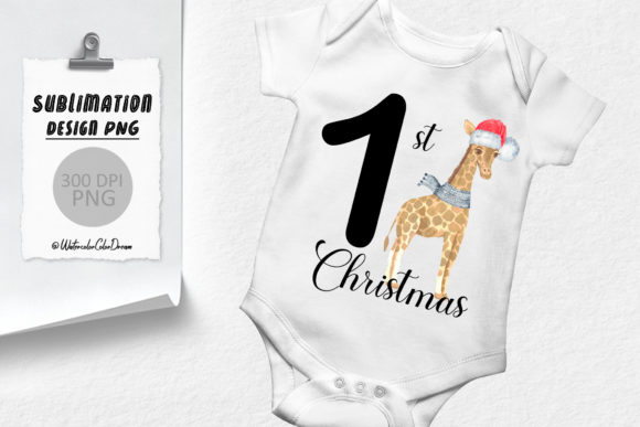 Baby First Christmas Sublimation: A Must-Have for T-Shirt Designs