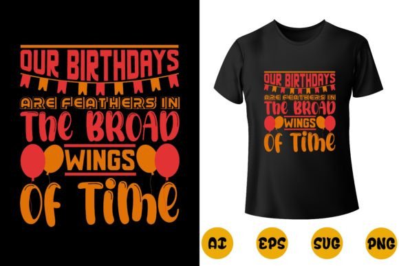 Birthday Graphics for T-Shirt Designs and More