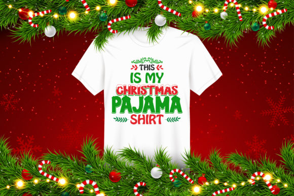Christmas Pajama T-Shirt Design: A Graphics Gem for T-Shirt Designs