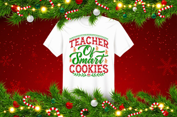 Cookies Christmas Teacher Embroidery Design