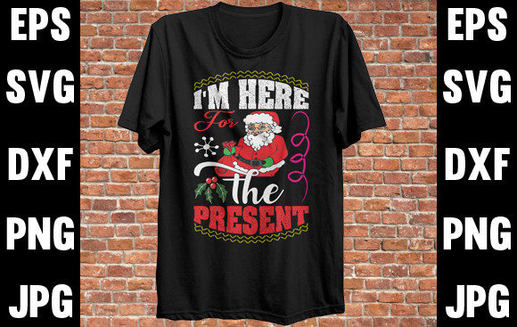 Embroidery Review: I'm Hare for the Present T-shirt Design