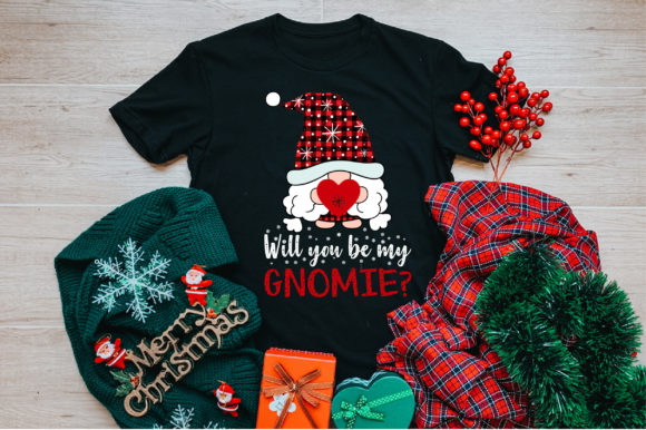 Gnomies Gnome Christmas T-Shirt Design for Graphics