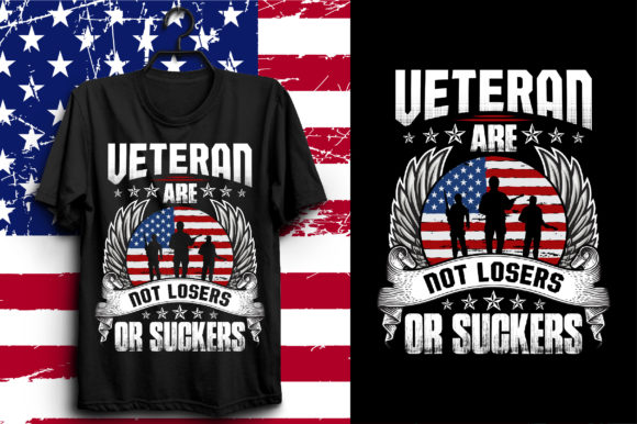 Not Loser Veteran T-Shirt Design: A Bold Graphics Choice