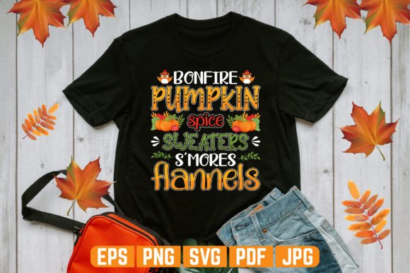 Pumpkin Spice Thanksgiving Tshirt Design: A Graphics Must-Have