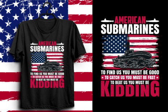 Submarines Veteran T-Shirt Embroidery Design