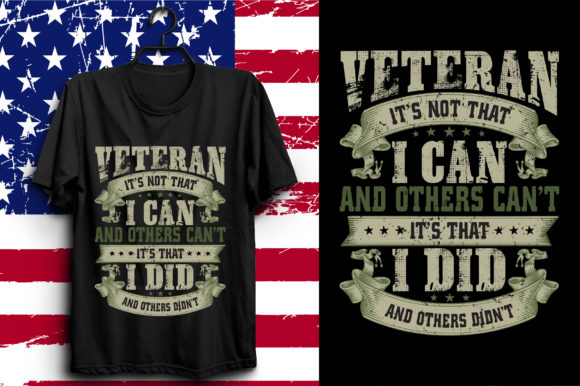 U.S Veteran T-Shirt Design for Graphics and Merch