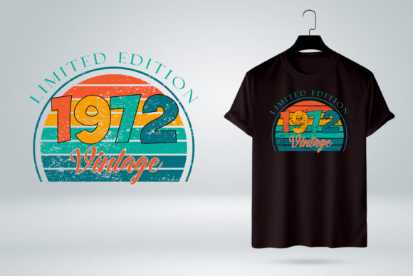 Vintage 1972 Limited Edition Retro Tee: A Graphics Gem